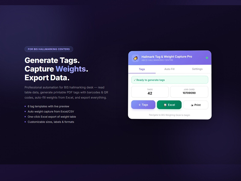 Manakonline Integration & Tag Generation