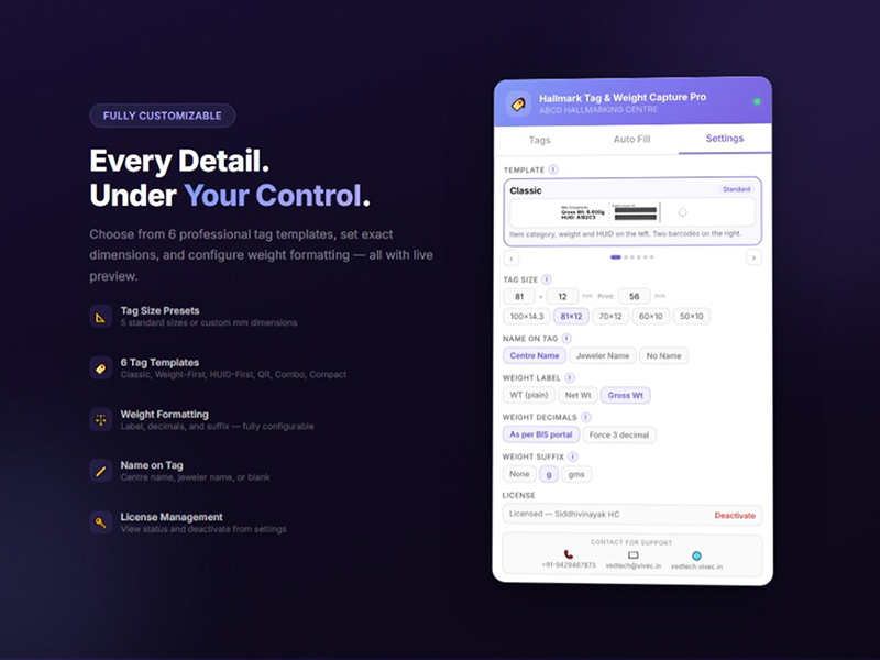 Settings & Customization